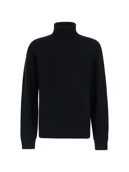 Pulover Roberto Collina tricotate negru