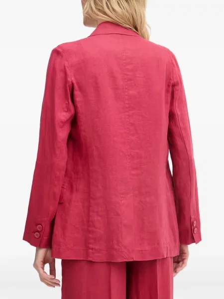 Sacou Benetton cu rever roz
