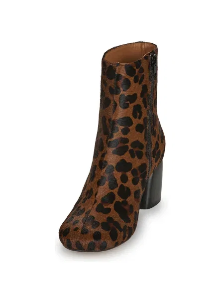 Pantofi Anthology Paris cu model leopard maro