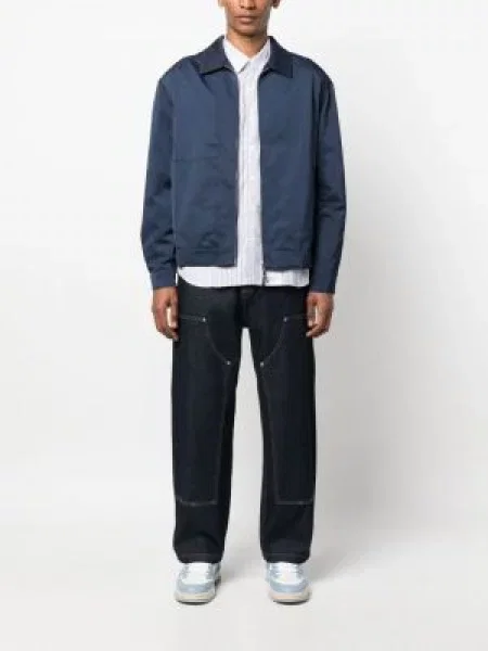 Široké džíny Carhartt Wip modré