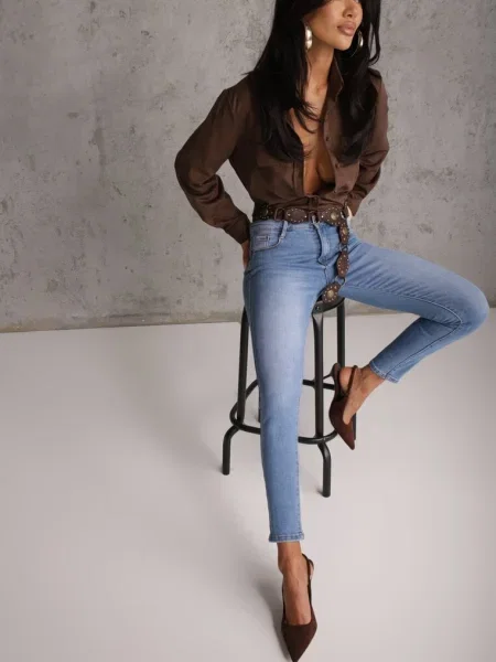 Blugi Erilessa Albaștri albastru