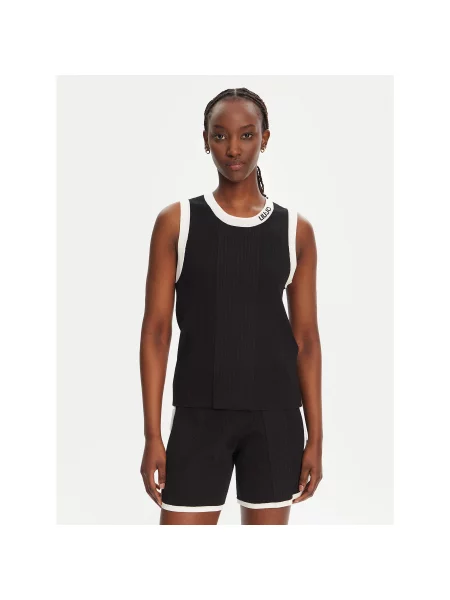 Liu Jo Sport Felső Regular Fit fekete