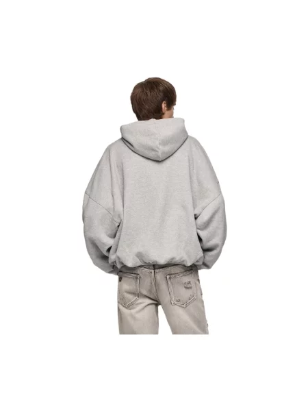 Bluza z kapturem Misbhv z kapturem szara