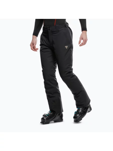 Мъжки скиорски панталони Dainese Onira Aerosense-Dry stretch limo черно