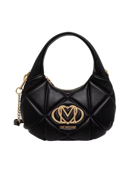 Love Moschino torebka crossbody z imitacji skóry czarna