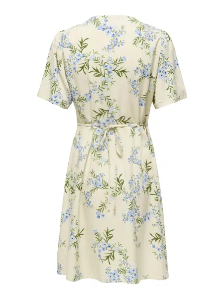 ONLY Rochie ONLEvida bleumarin / albastru deschis / verde / lână alb