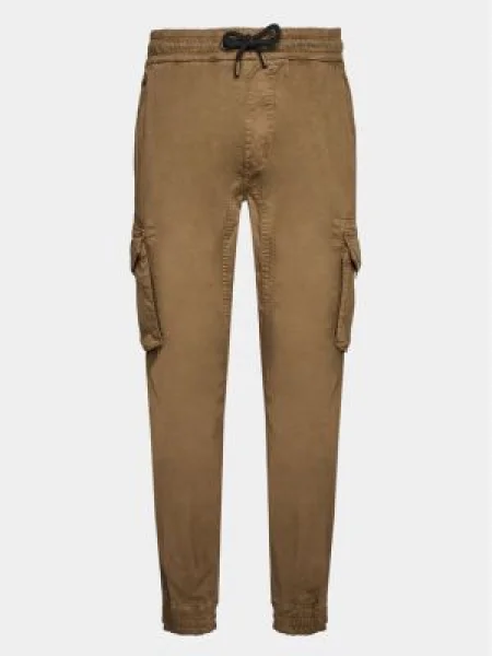 Pantaloni de jogging Alpha Industries din țesătură twill bej