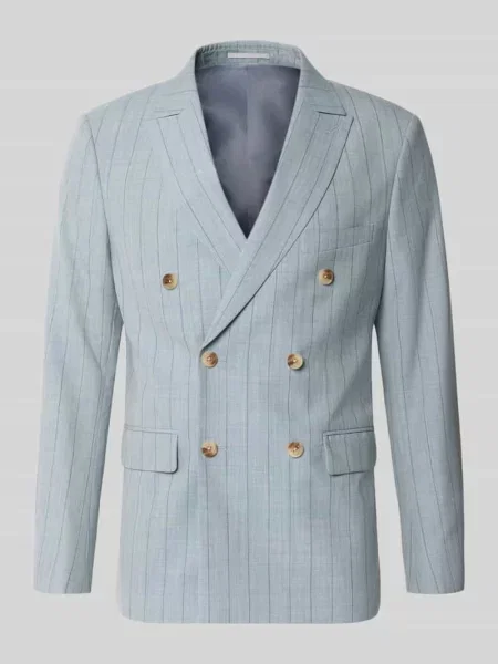 Marynarka o kroju slim fit z wełny z podwójnym rzędem guzików Matinique