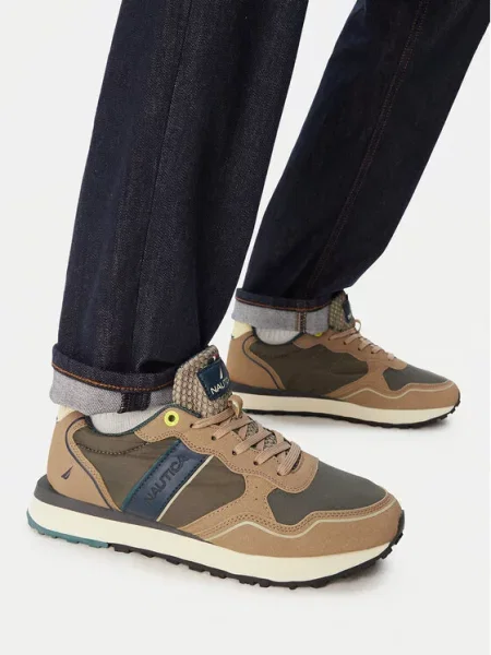 Sneakersy Nautica V5 Béžová hnedá