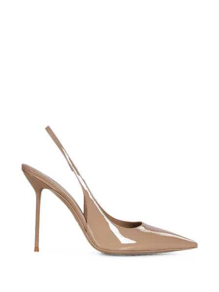 Pantofi cu toc Paris Texas din piele slingback