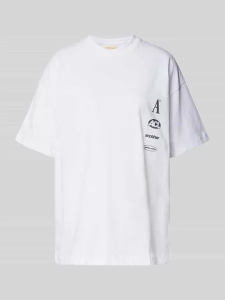 T-shirt z wyhaftowanym logo Another Cotton Lab czarna