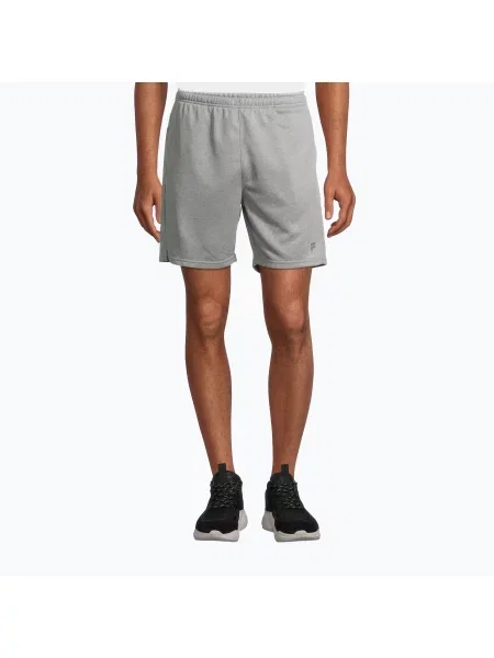 Šortky FILA Lich Sweat light grey melange šedé