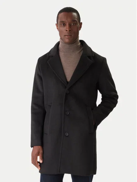 Kabát pro přechodné období Jack & Jones černý