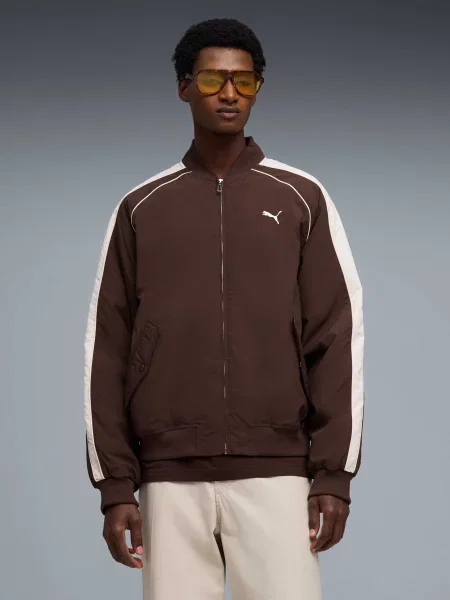 Бомбер Puma коричневый