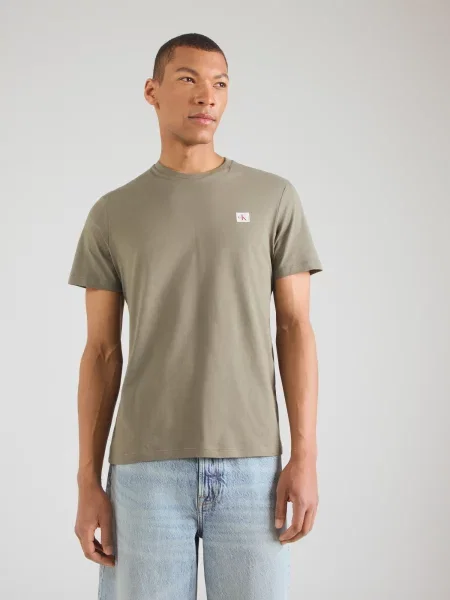 Calvin Klein Jeans Tricou închis verde
