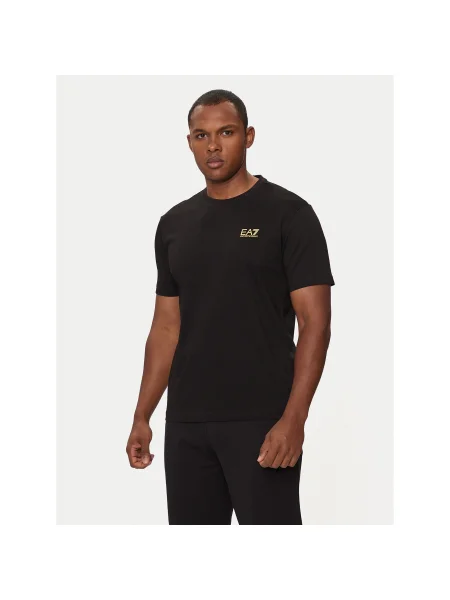 Emporio Armani Póló PJVPZ Regular Fit fekete
