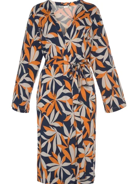 S.Oliver Halat pentru dimineață deschis / verde pin / portocaliu bej