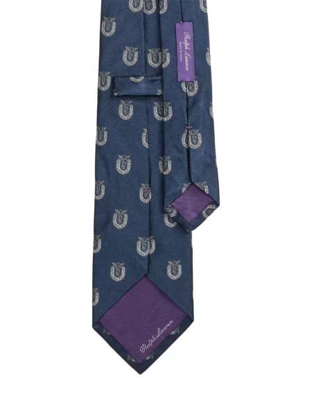 Μεταξωτή γραβάτα Ralph Lauren Purple Label μπλε