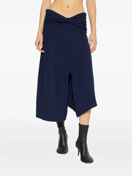 Midi sijonas Victoria Beckham iki kelių mėlyna