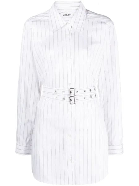 Rochie tip cămașă Ambush alb