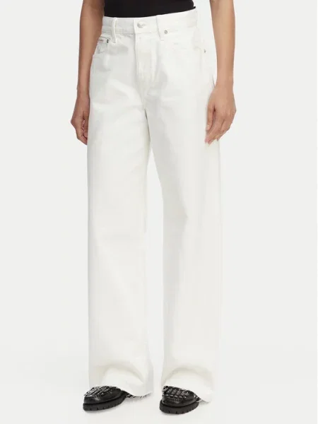 Calvin Klein Jeans Džínsy denim biely