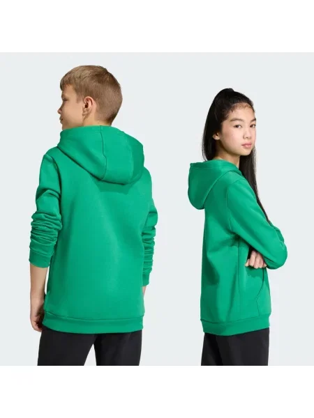 Dětska mikina s kapucí Adidas bílá