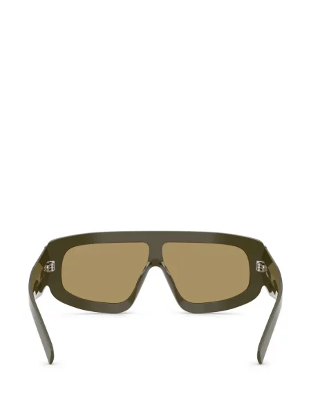 Ochelari de soare Prada Eyewear cu imprimeu geometric verde