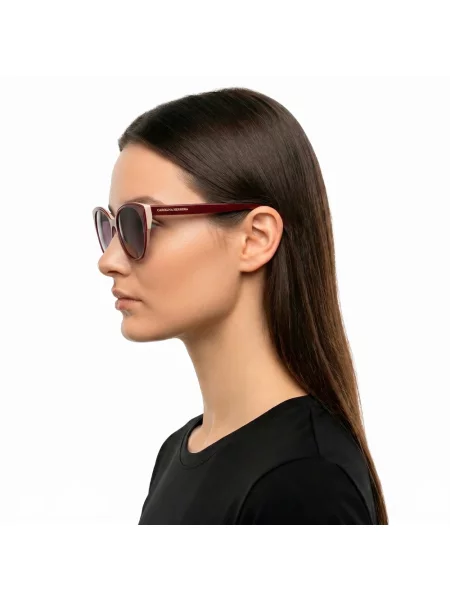 Okulary przeciwsłoneczne Carolina Herrera brązowe