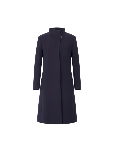 Płaszcz Cinzia Rocca z kaszmiru niebieski