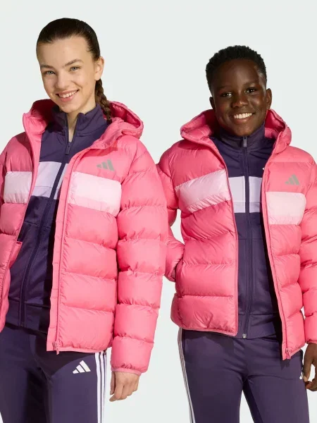 Дитяча Демісезонна куртка adidas перероблений рожевий