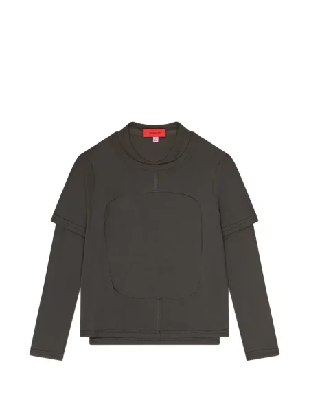 Długi sweter Eckhaus Latta zielony