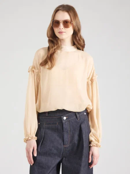 TOPSHOP Bluza Georgette' bež
