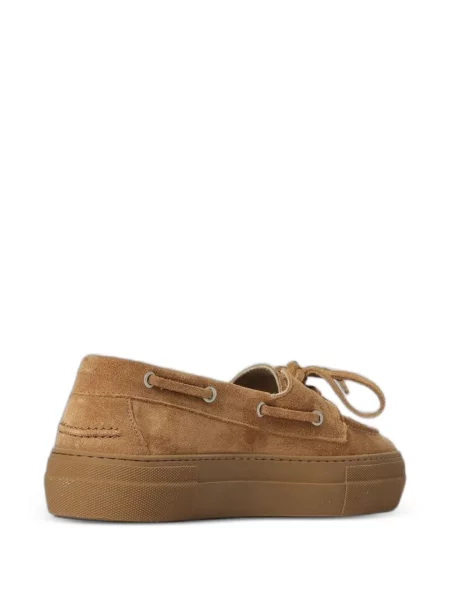 Sneakers Copenhagen σουέντ με πλατφόρμα καφέ
