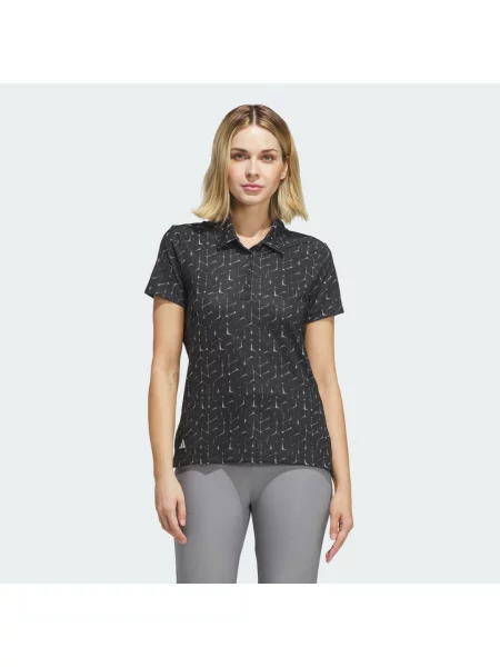 PERFORMANCE PRINTED POLO SHIRT czarna