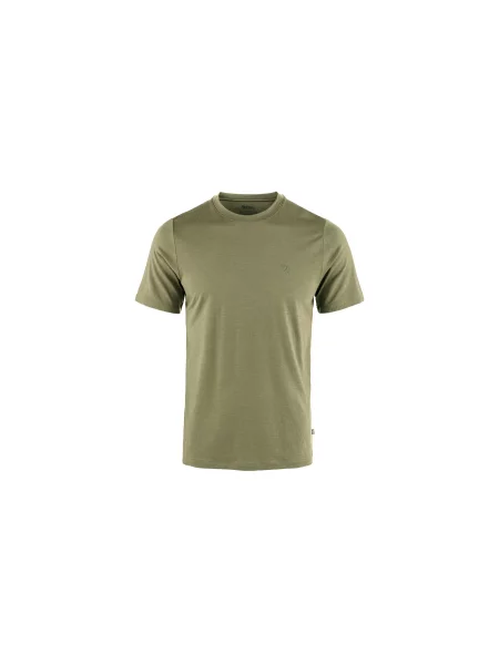 Fjällräven Abisko Wool SS M Mężczyźni Koszulki Fjällräven Size: S zielony