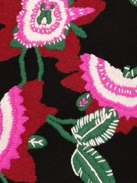 Pulover Farm Rio cu model floral negru
