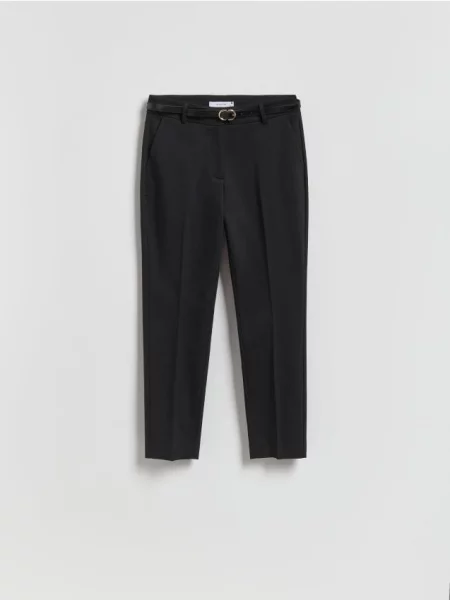 Reserved Pantaloni tip țigaretă cu negru