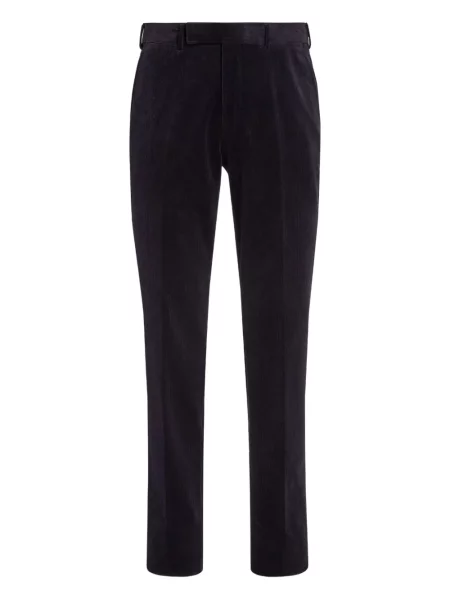 Pantaloni Zegna de catifea cord violet
