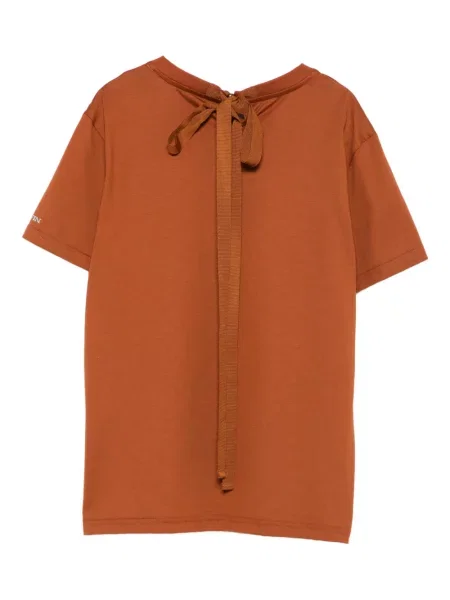 Top Lanvin s vázáním oranžový