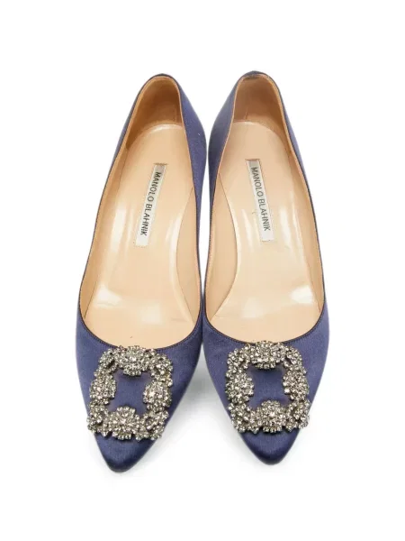 Lodičky Manolo Blahnik modré