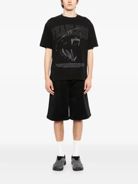 Tricou Warman cu decolteu în U negru