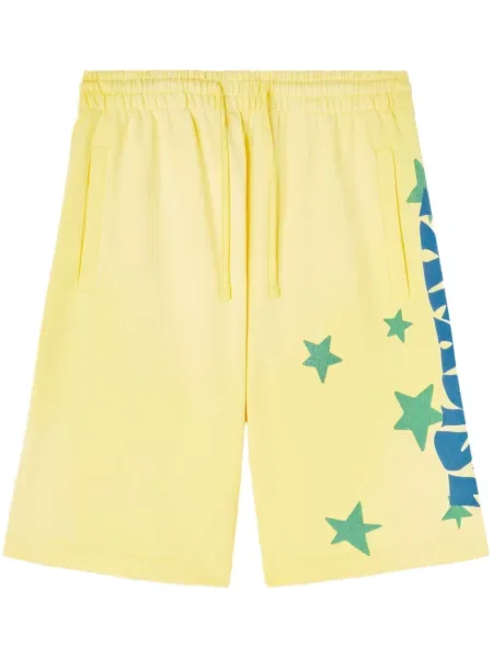Pantaloni scurți Palm Angels galben