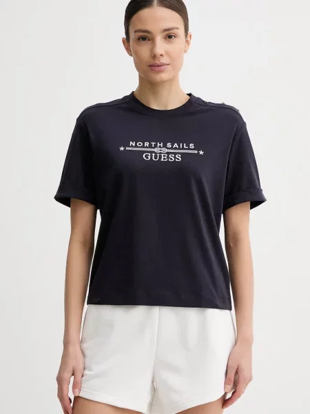 Guess kratka majica X NORTH SAILS modra