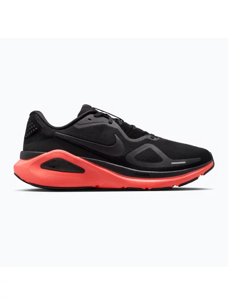 Încălțăminte de alergare pentru bărbați Nike Structure 26 black/bright crimson/metallic dark grey negru