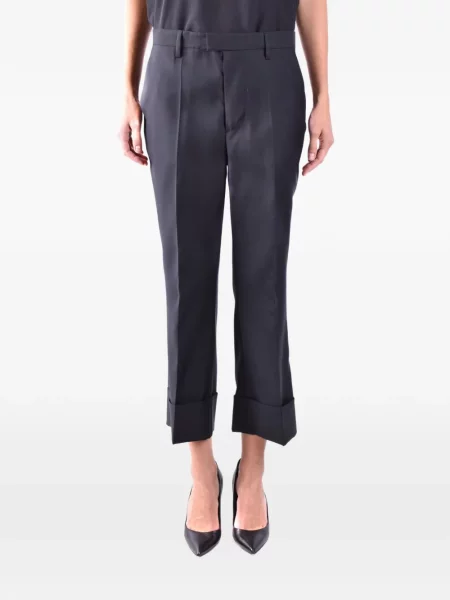 Oříznuté kalhoty Dsquared2 černé