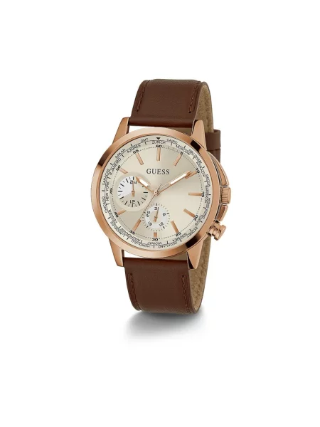 Zegarek Guess skórzany różowy