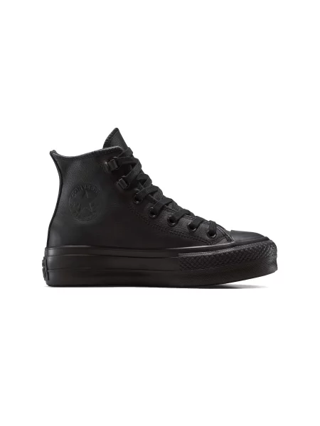 Converse Chuck Taylor All Star Lift Platform Leather Kobiety Buty sportowe Converse Size: 3 czarny