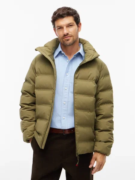 TOMMY HILFIGER Zimná bunda TECH HEAT olivová