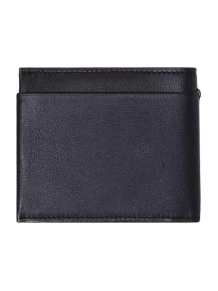 Portfel Zegna skórzany niebieski