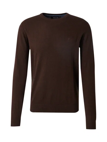 INDICODE JEANS Pulover Wildman tamno smeđa